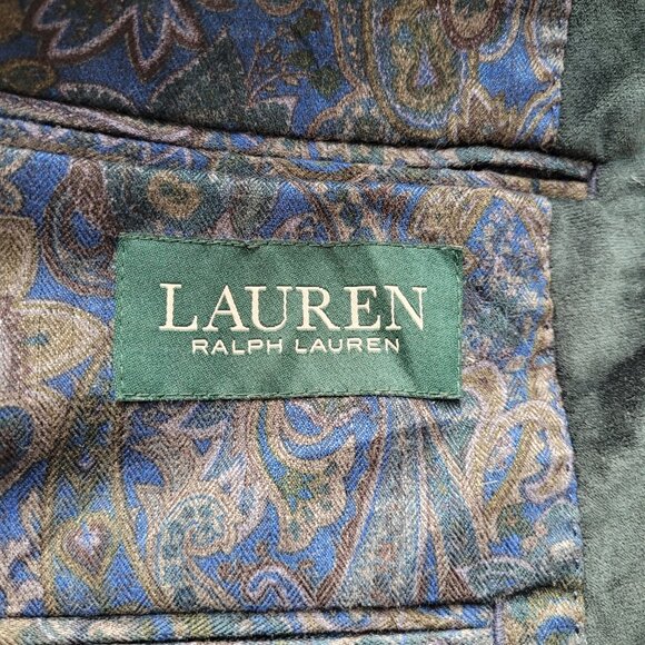 Ralph Lauren Green Velvet Boys Blazer Size L - Picture 6 of 8